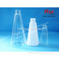 Mountain shaped plastic PET bottles for juice in 65ml 120ml 150ml 250ml, unique shaped plastic bottles